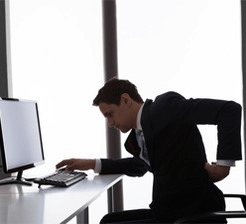 Back pain in office