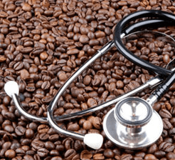 Coffee and high blood pressure concept