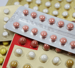 Variety of birth control pills