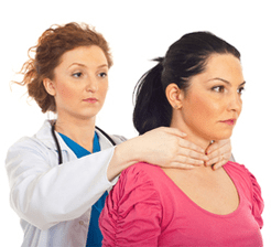 Thyroid gland examination