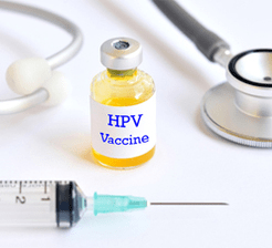 Hpv vaccine concept